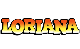 Loriana sunset logo