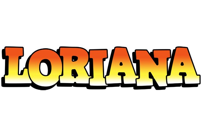 Loriana sunset logo