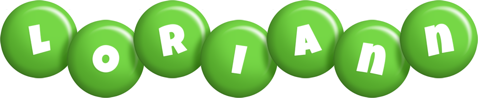 Loriann candy-green logo