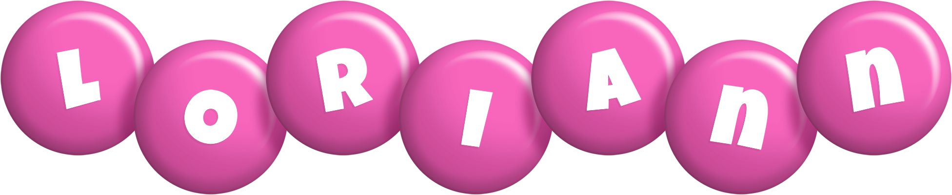 Loriann candy-pink logo