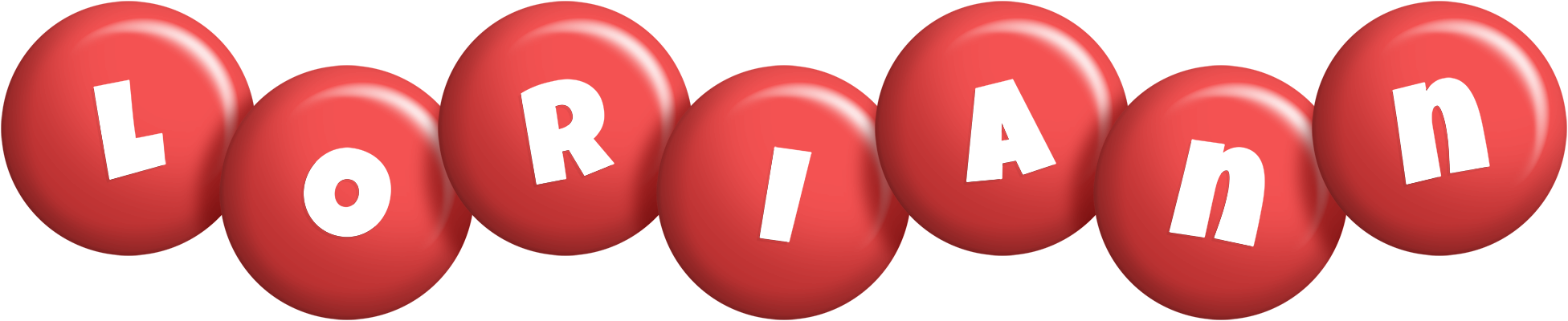 Loriann candy-red logo