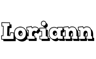 Loriann snowing logo