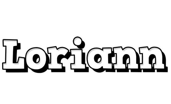 Loriann snowing logo