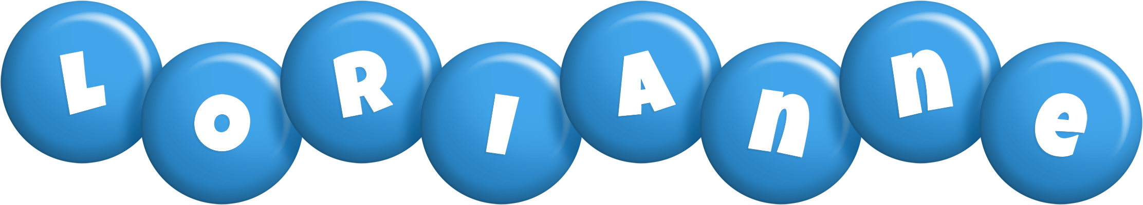 Lorianne candy-blue logo