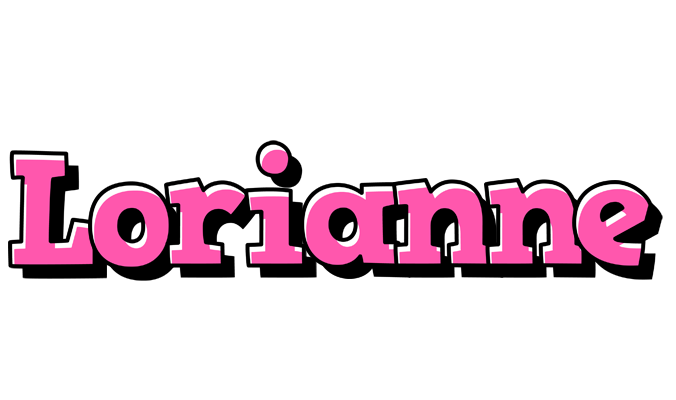 Lorianne girlish logo