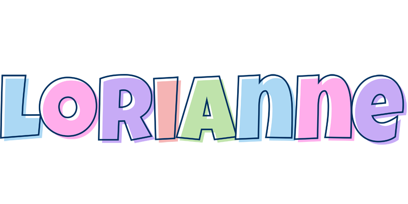 Lorianne pastel logo