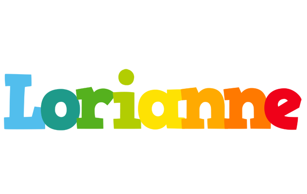Lorianne rainbows logo