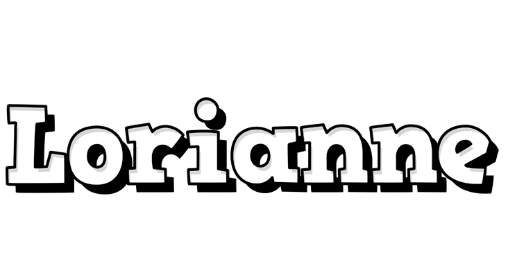 Lorianne snowing logo