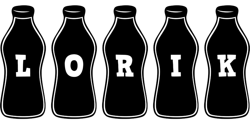 Lorik bottle logo