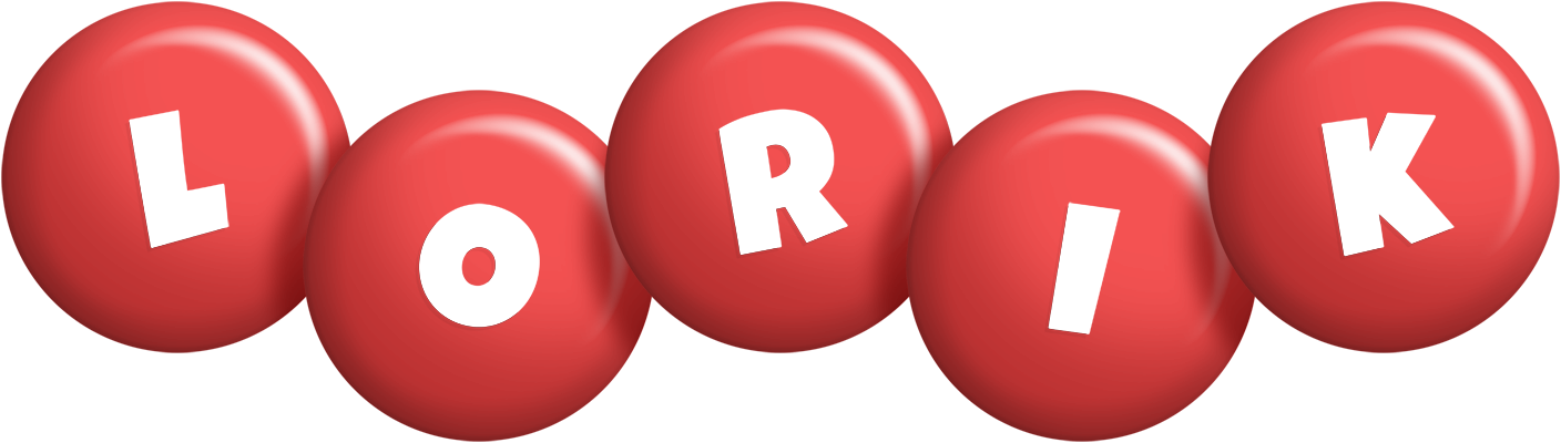 Lorik candy-red logo