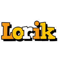 Lorik cartoon logo