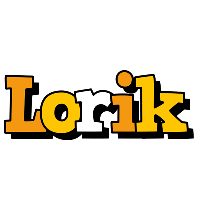 Lorik cartoon logo