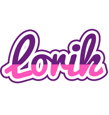 Lorik cheerful logo