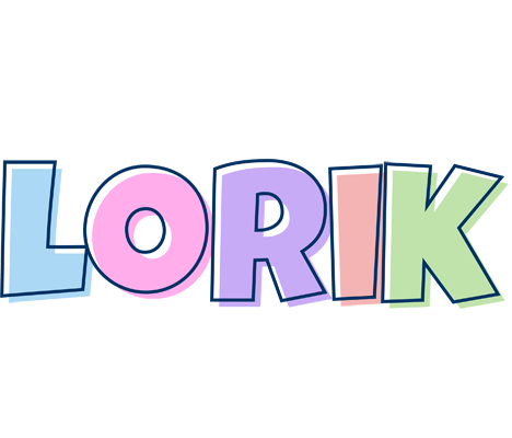 Lorik pastel logo