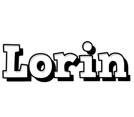 Lorin snowing logo