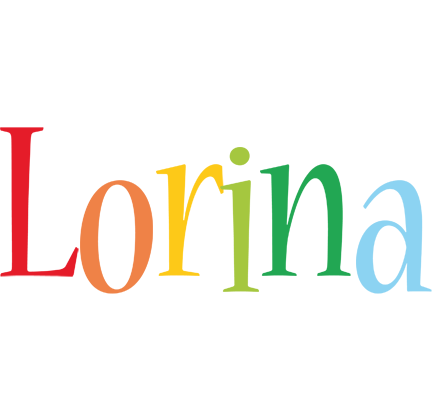 Lorina birthday logo