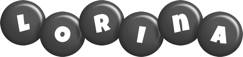 Lorina candy-black logo