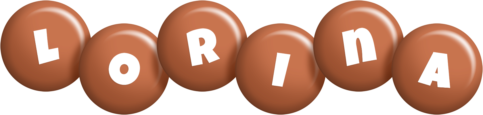 Lorina candy-brown logo