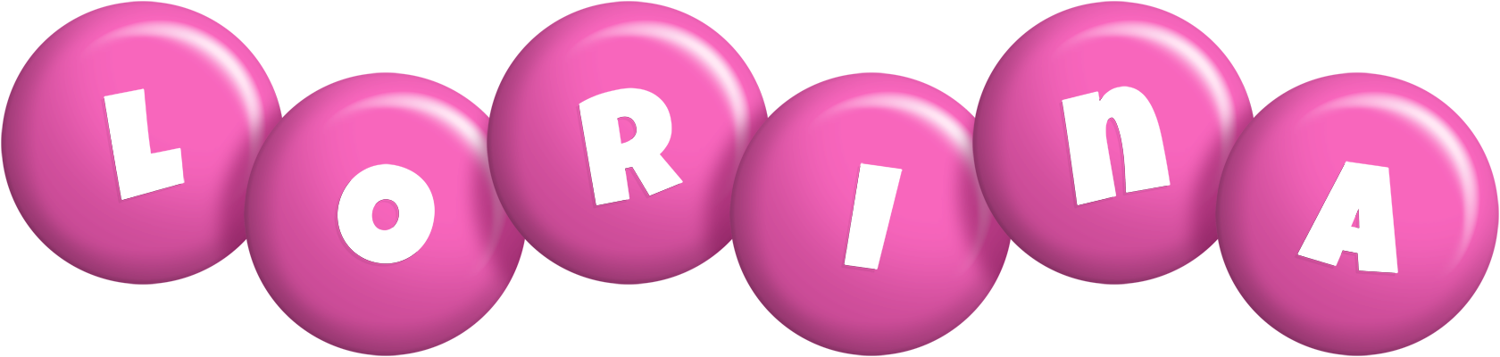Lorina candy-pink logo