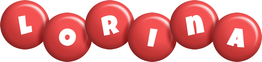 Lorina candy-red logo