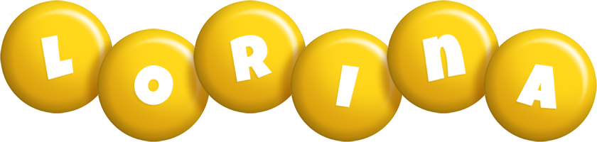 Lorina candy-yellow logo