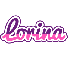 Lorina cheerful logo