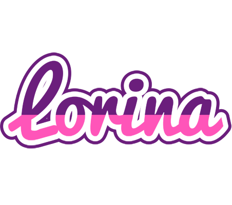 Lorina cheerful logo