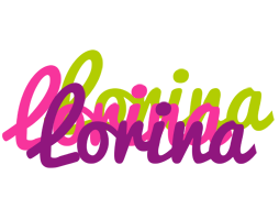 Lorina flowers logo