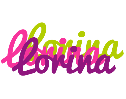 Lorina flowers logo