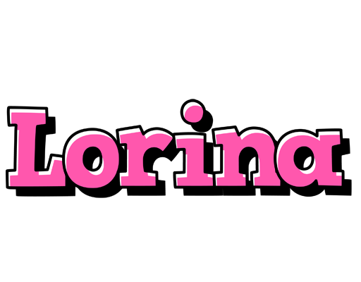 Lorina girlish logo