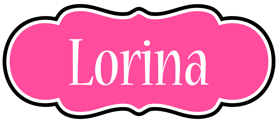 Lorina invitation logo