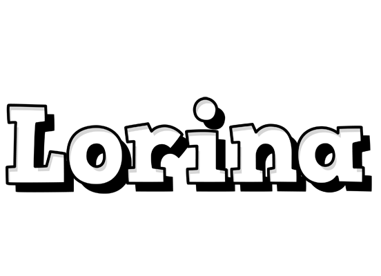 Lorina snowing logo