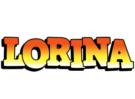 Lorina sunset logo