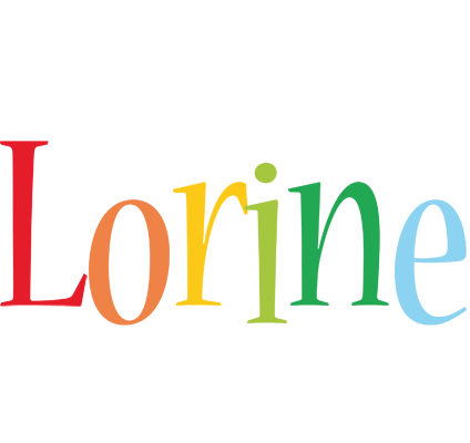 Lorine birthday logo
