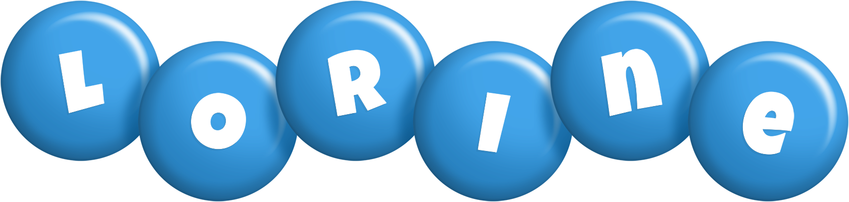 Lorine candy-blue logo