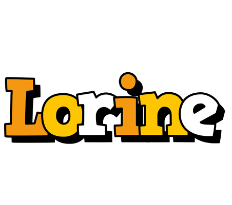 Lorine cartoon logo