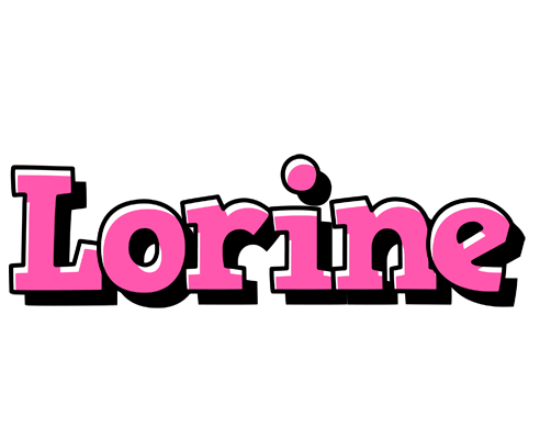 Lorine girlish logo