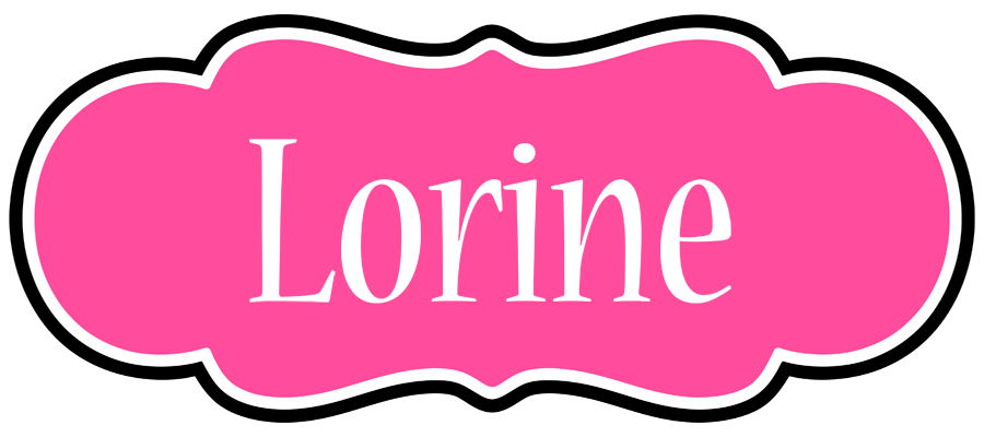 Lorine invitation logo