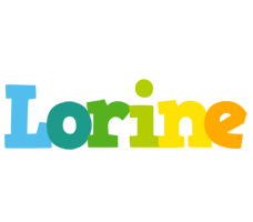 Lorine rainbows logo