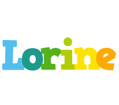 Lorine rainbows logo