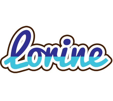 Lorine raining logo