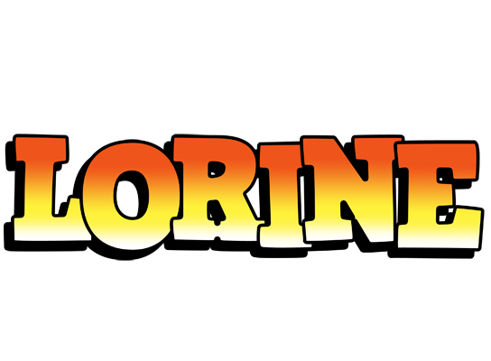Lorine sunset logo
