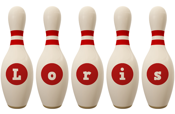 Loris bowling-pin logo