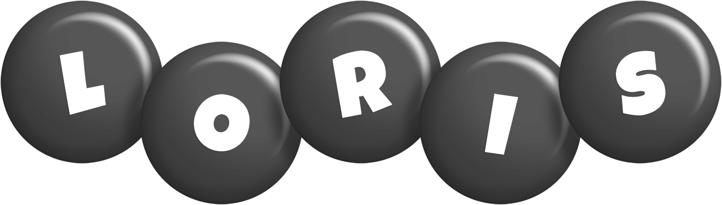 Loris candy-black logo