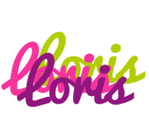 Loris flowers logo