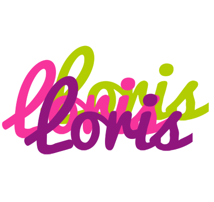Loris flowers logo