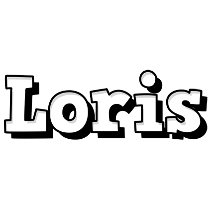 Loris snowing logo
