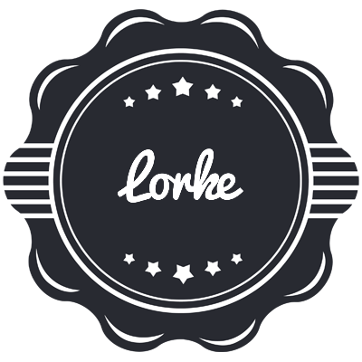 Lorke badge logo