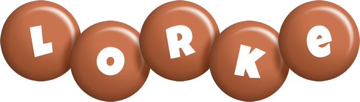 Lorke candy-brown logo