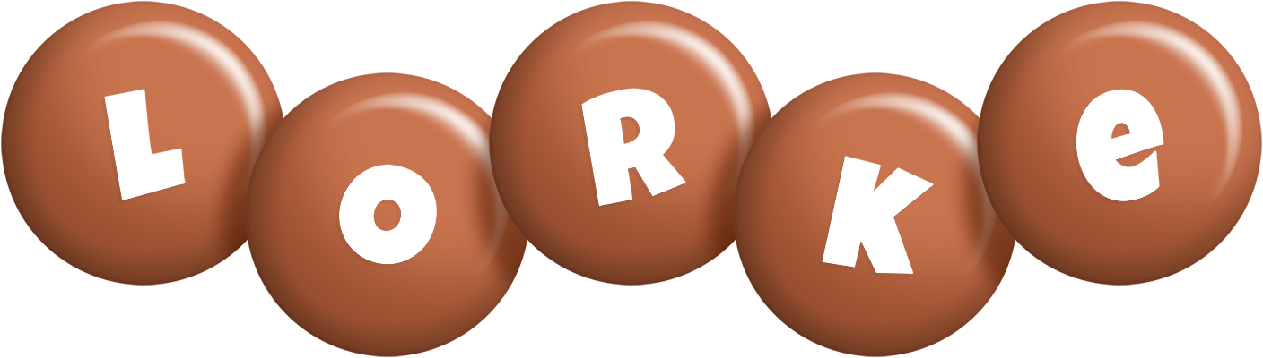 Lorke candy-brown logo